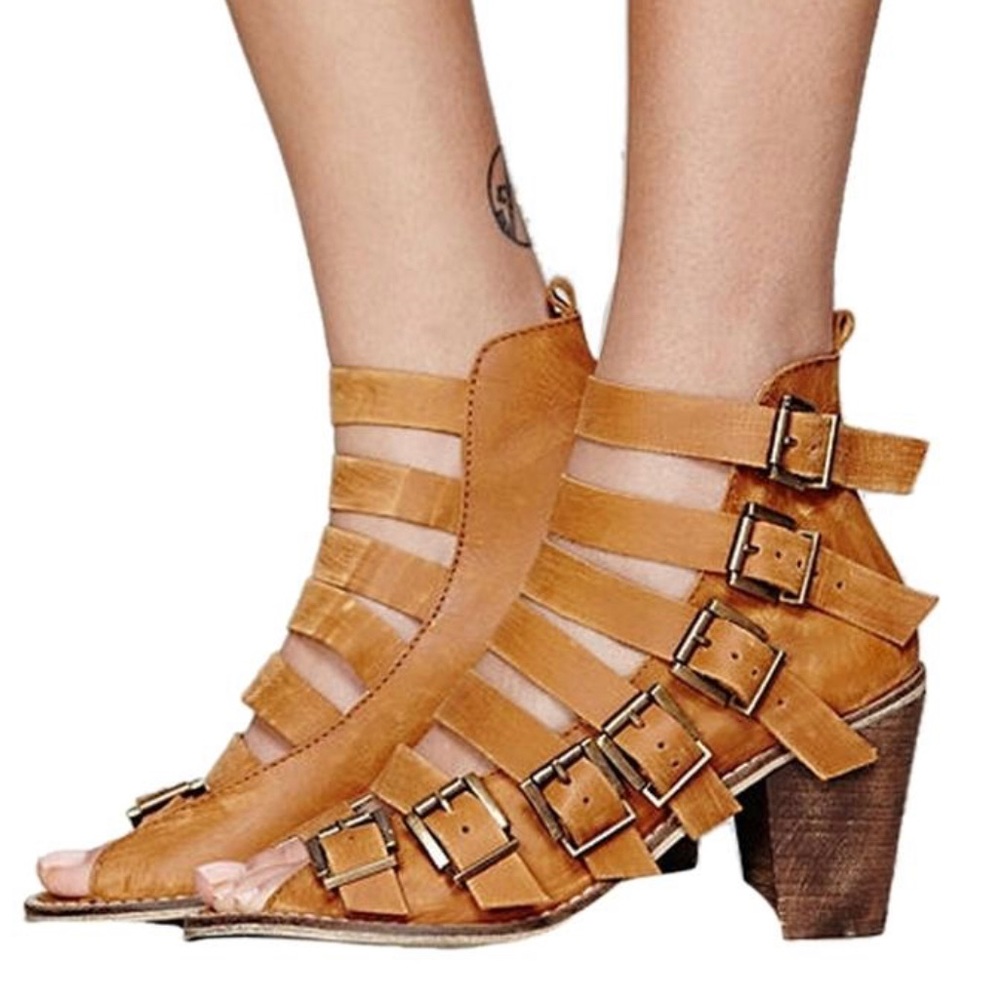 Free People Brown Canton Heel